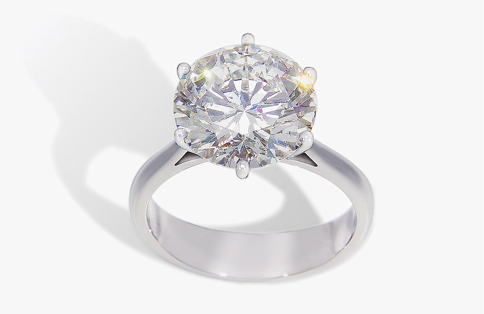 Platinum Solitaire Ring