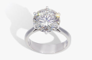 Platinum Solitaire Ring