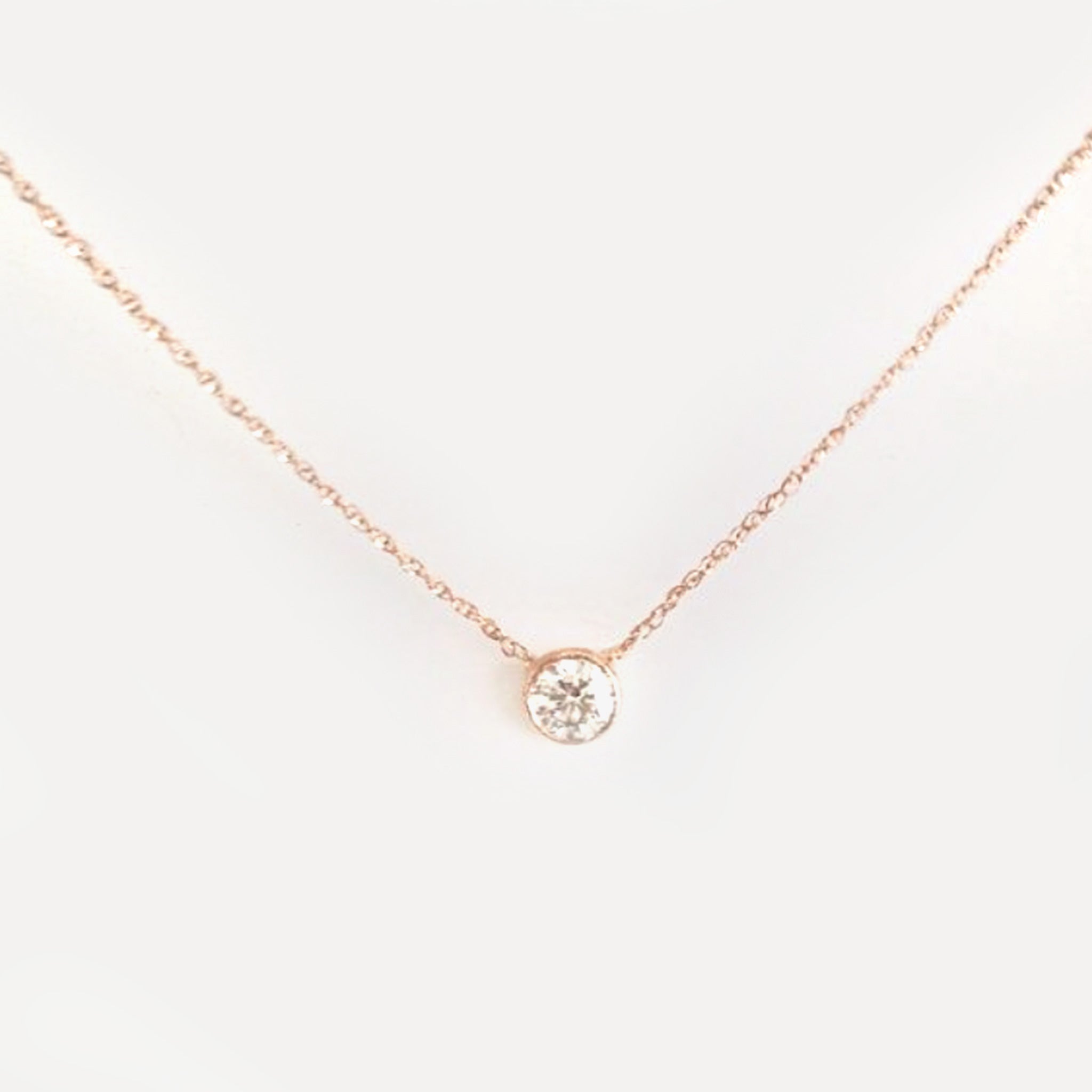 Solitaire Diamond Pendant